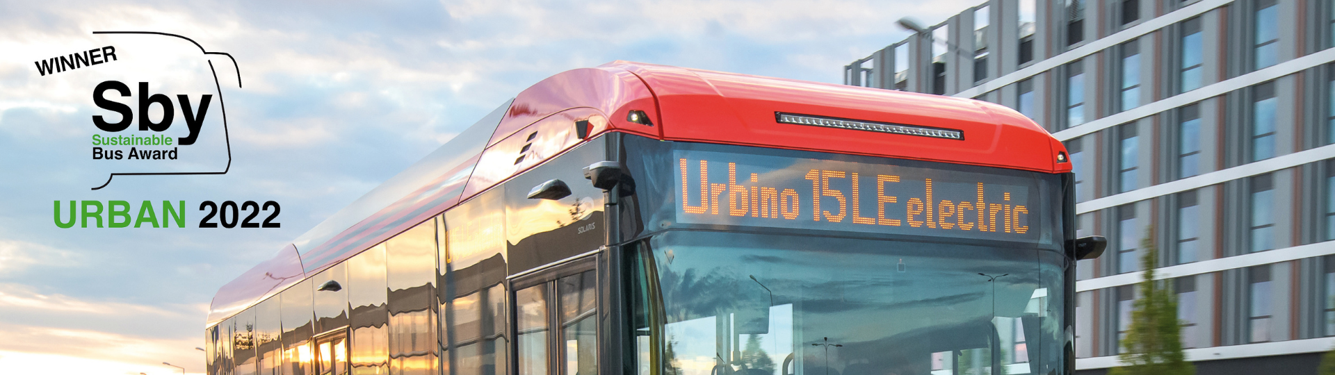 Solaris Urbino 15 LE electric z prestiżową nagrodą Sustainable Bus Award