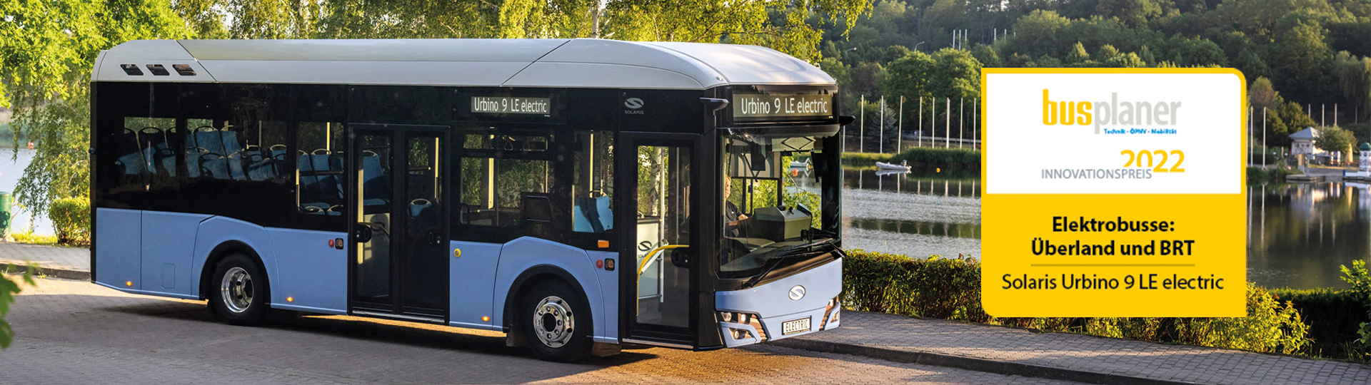 Solaris Urbino 9 LE electric zwycięzcą prestiżowego konkursu busplaner Innovation Award 2022!