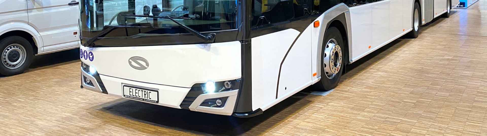 New version of the Urbino 18 electric bus at Elekbu 2023