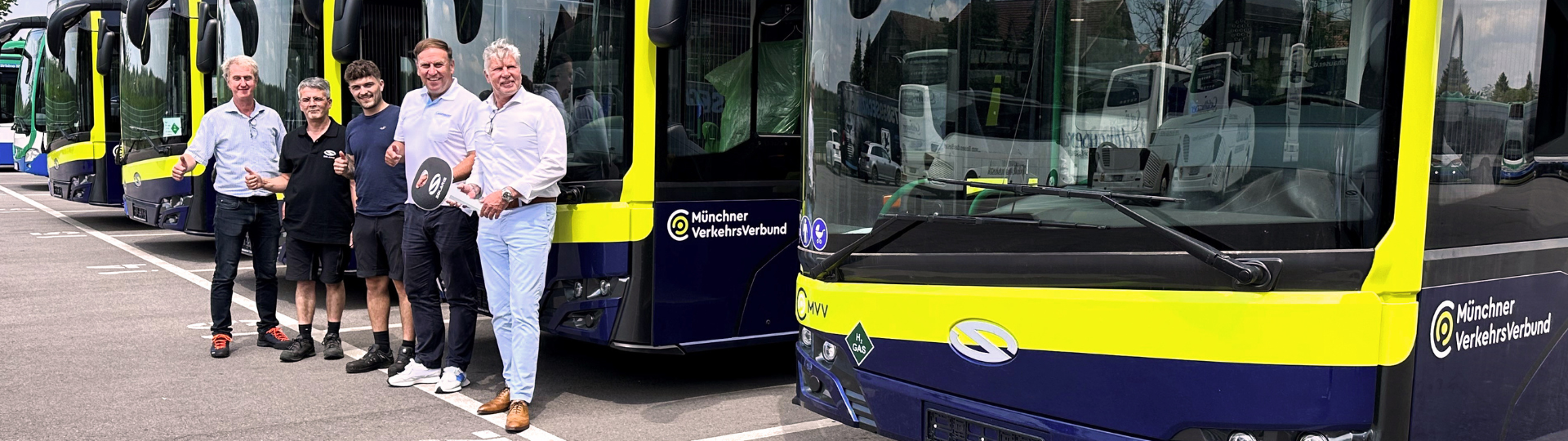 Upper Bavaria carriers take delivery of 10 hydrogen Solaris buses