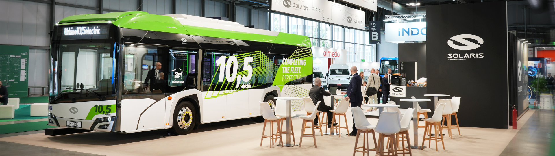 Solaris at Next Mobility 2026 in Milan with Urbino 10,5 electric