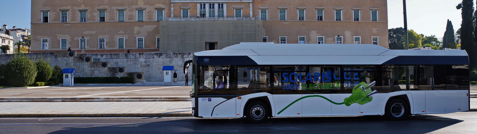 The Urbino electric bus undergoes testing in Athens