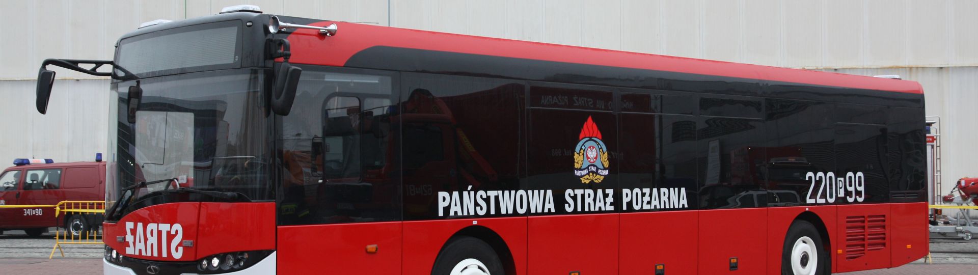 Solaris mit Blaulicht: InterUrbino ist Einsatzleitwagen der Posener Feuerwehr