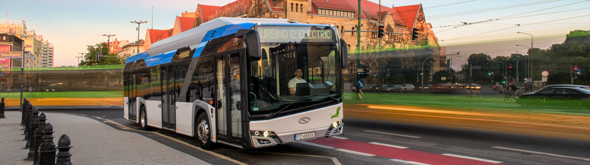 Elektrisch betriebene Solaris-Busse fahren nach Paks in Ungarn