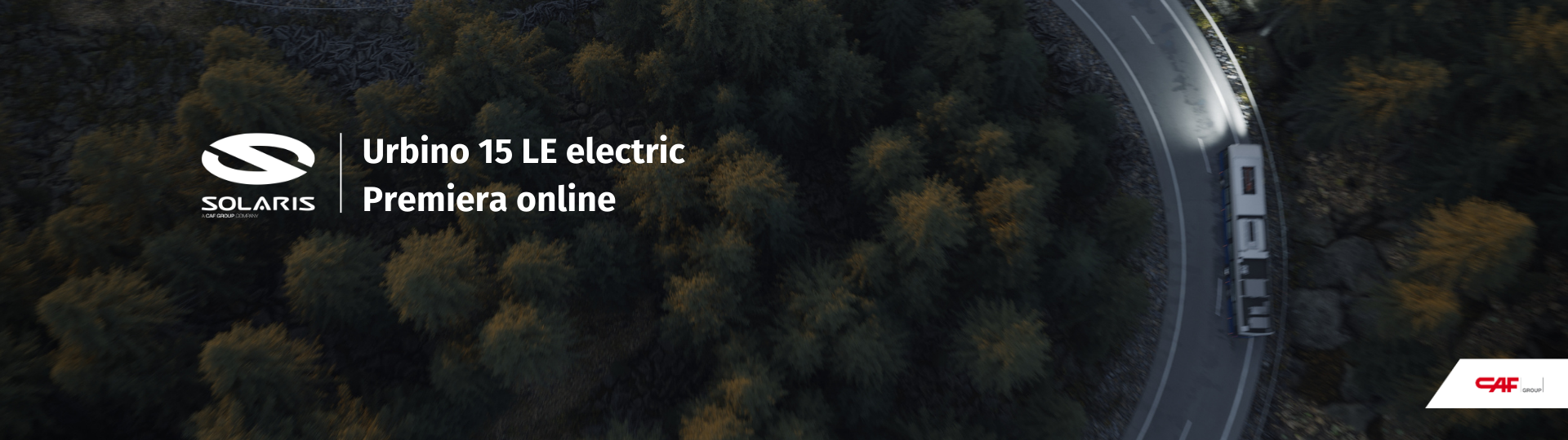 Solaris Urbino 15 LE electric - bądź z nami na premierze online 20 października o 12:00!