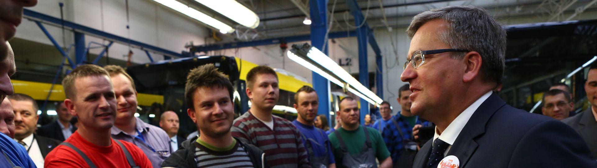 Wizyta Prezydenta Komorowskiego w Solarisie