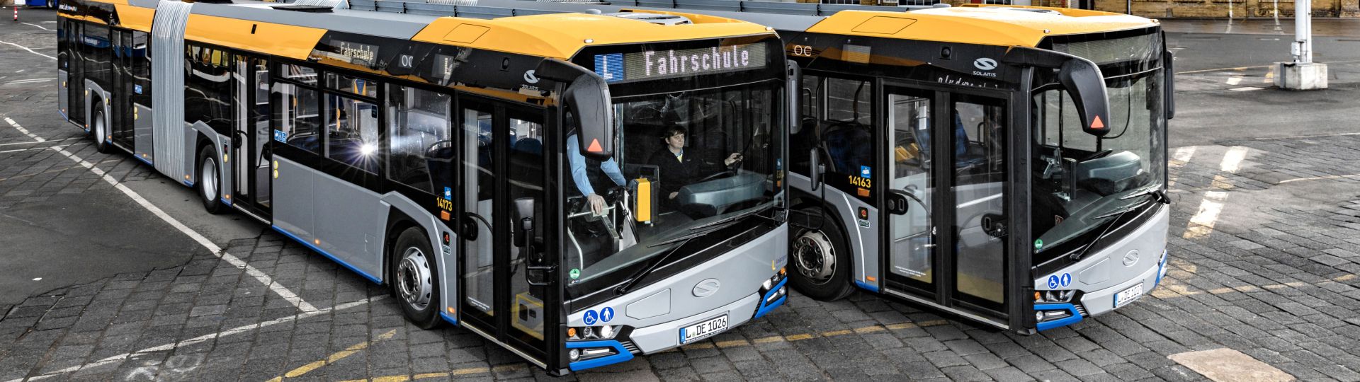 Die neuen Solaris Urbino 18 in Leipzig