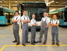 Absolwenci Klasy Patronackiej Szkoły Zawodowej w&nbsp;Murowanej Goślinie